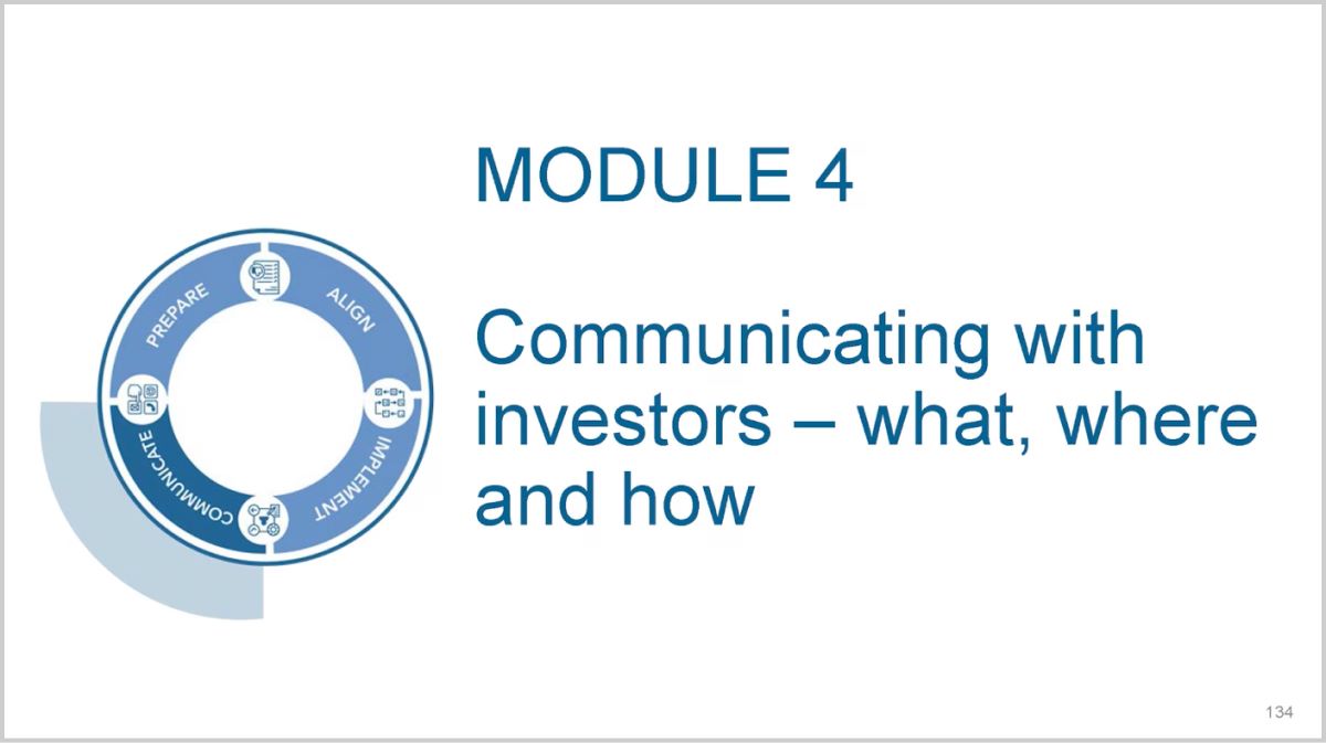 Module 4: Communicate